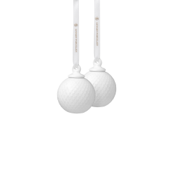 Sada porcelánových baněk Rhombe White 2 ks