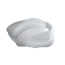 Závěsný lustr Ribbon White