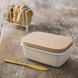 Dóza na máslo s dřevěným víčkem Butter Dish