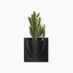 Nástěnný květináč VertiPlants BIO Black 30 cm