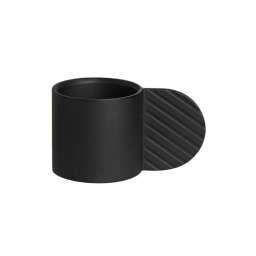 Kovový svícen Art Circle Black
