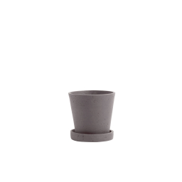 Květináč Flowerpot s podmiskou Plum S
