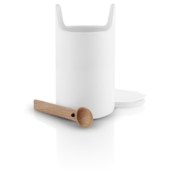 Dóza s dřevěnou lžičkou Toolbox White 20 cm