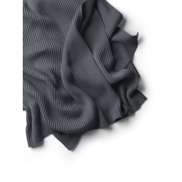 Přehoz Pleece Dark Grey 170x140 cm
