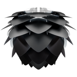Závěsné svítidlo Silvia Black 50 cm