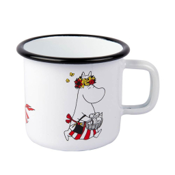 Smaltovaný plecháček Moomin Mamma 3,7 dl