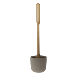 Březový kartáč na WC Concret Light Grey