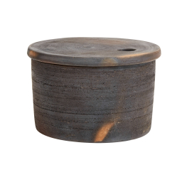 Terakotová dóza s víkem Hazel 17 cm