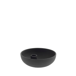 Keramický svícen Lidatorp Dark Grey M