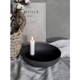 Keramický svícen Lidatorp Dark Grey L