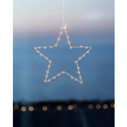 Svítící hvězda Liva Star Gold 30 cm