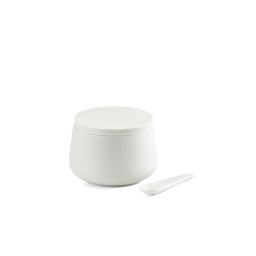 Porcelánová dóza s víčkem a se lžičkou Nordic Jar