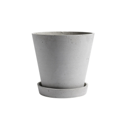 Květináč Flowerpot s podmiskou Grey XL