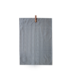 Kuchyňská utěrka Kvarnasen Grey Stripe 50x70 cm