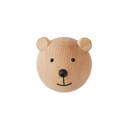 Dřevěný dětský háček Bear