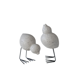 Dekorace Swedish Birds Mole Dot - set 2 ks