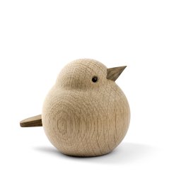 Dřevěný ptáček Mama Sparrow Natural Oak
