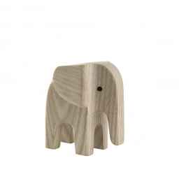 Drevený sloník Baby Elephant Natural Ash