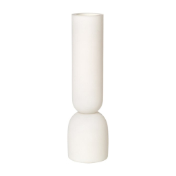 Skleněná váza Dual Vase Cream 27,8 cm
