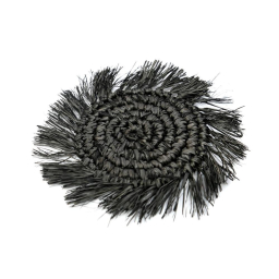 Podtácek Raffia Coaster Black 10 cm