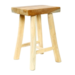 Dřevěná stolička Kudus Stool 45 cm
