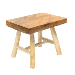 Dřevěná stolička Kediri Stool 35 cm