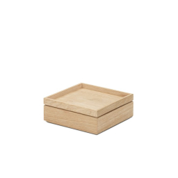 Úložný box Nomad z dubového dřeva 14x14 cm