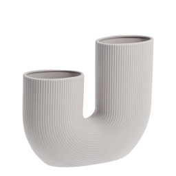 Keramická váza Stravalla Light Grey
