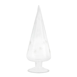 Skleněná dekorace stromeček Granbo 20 cm