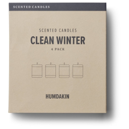 Vonné svíčky Clean Winter - set 4 ks