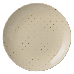 Keramický talíř Star Dot Gold 25 cm