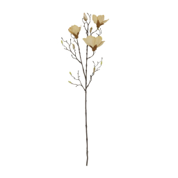 Dekorační větvička Mangnolia Off White 85 cm