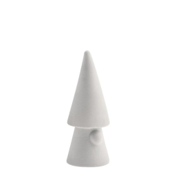 Keramická dekorace Santa Evert Light Grey 10 cm