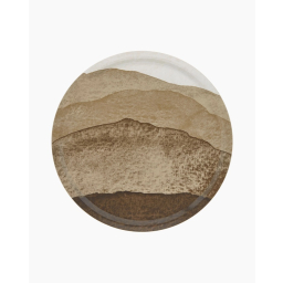 Kulatý podnos Joiku Beige 46 cm