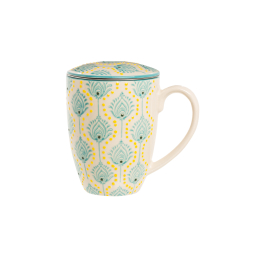 Hrnek s čajovým sítkem Boho Chic 400 ml