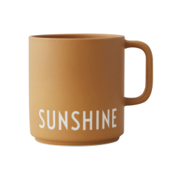Porcelánový hrnek s ouškem Sunshine Ochre