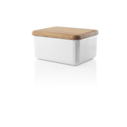 Porcelánová dóza na máslo s dubovým víčkem Legio 