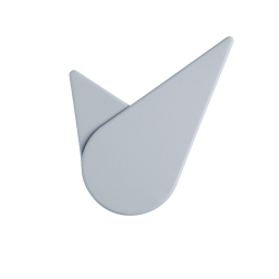 Nástěnné hodiny Birdie Light Grey