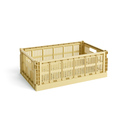 Úložný box Crate Recycled Golden Yellow L 