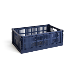 Úložný box Crate Recycled Dark Blue L 