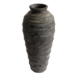Váza Melancholia Mettalic Black 80 cm