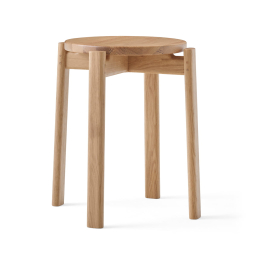 Dubová stolička Passage Stool Natural 46,5 cm