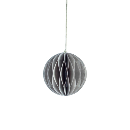 Papírová vánoční ozdoba Bona Grey 8 cm 