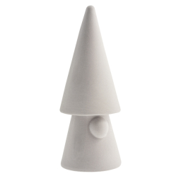 Keramická dekorace Santa Evert Light Grey 15 cm