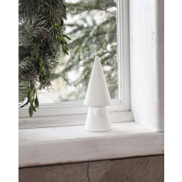 Keramická dekorace Santa Evert White 15 cm