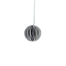 Papírová vánoční ozdoba Bona Grey 6 cm 
