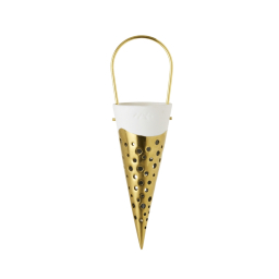 Vánoční ozdoba Nobili Cone Gold - 18,5 cm