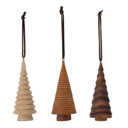 Ozdoby Christmas Trees - set 3 ks