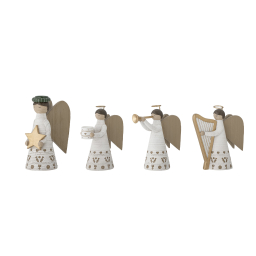 Vánoční figurky/svícny Lucia Angels - set 4 ks