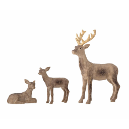 Vánoční dekorace Reindeers - set 3 ks